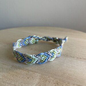 Sian Bracelet, anklet, trendy, comfortable, tie, embroidery thread, woven, gift,
